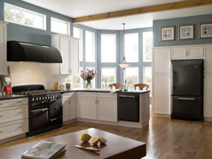 AGA Legacy AFHR36BLK 20 cu. ft. Counter-Depth Refrigerator with 4 Adjustable Spillsaver Glass Shelves