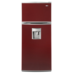 Amana Quick Tap A8WXNGFWH 17.6 cu. ft. Refrigerator with Glass Shelves, Exterior Beverage Dispenser & Wine Rack