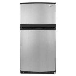 Amana A9RXNMFWS 19.0 cu. ft. Refrigerator with Glass Shelves, Adjustable Door Bins, & Contour Doors