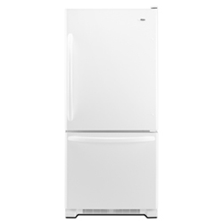 Amana ABB1924WEW 18.5 cu. ft. Refrigerator with 4 Half-Width Adjustable Spillsaver Glass Shelves