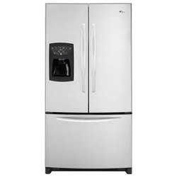 Amana AFI2538AES 25.0 cu. ft. Refrigerator with Glass Shelves, Adjustable Door Bins & External Ice/Water Dispenser
