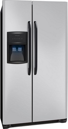 Frigidaire FFHS2622MH 26.0 cu. ft. Side by Side Refrigerator, SpillSafe Glass Shelves, Gallon Door Bins, Humidity-Controlled Crisper, External Ice/Water Dispenser