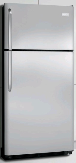 Frigidaire FFHT1817LS 18.2 cu. ft. Top-Freezer Refrigerator, 2 Adjustable Sliding Glass Shelves, 2 Humidity Controlled Crisper Drawers, Ready-Select Controls, Cool Zone Drawer