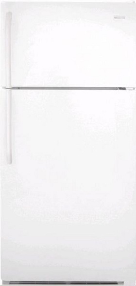 Frigidaire FFHT1817LW 18.2 cu. ft. Top-Freezer Refrigerator, 2 Adjustable Sliding Glass Shelves, 2 Humidity Controlled Crisper Drawers, Ready-Select Controls, Cool Zone Drawer
