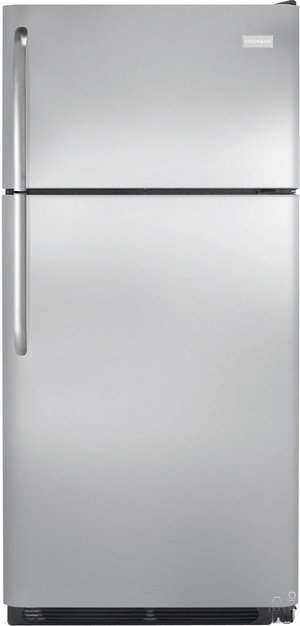 Frigidaire NFTR18X4LS 18.2 cu. ft. Top Freezer Refrigerator, 2 Adjustable Glass Shelves, 2 Humidity Controlled Crispers, Clear Dairy Door, Ready-Select Controls