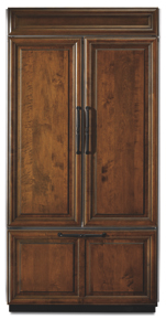 KitchenAid KBFO42FTX Architect Built-In French Door Refrigerator, Brushed Aluminium, Panel required