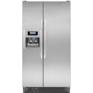 KitchenAid Architect II KSRG25FVMT 25.3 cu. ft. Side by Side Refrigerator, Humidity Controlled Crisper, External Ice/Water Dispenser, In-Door-Ice, FreshChill Temperature Management, Monochromatic Satina