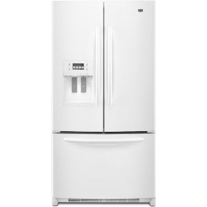 Maytag Ice2O MFT2771WEW 27 cu. ft. French Door Refrigerator, Adjustable Glass Shelves, Extra-Deep Gallon Door Storage, LED Interior Lighting, Touchscreen LCD Display, Store-N-Door Ice Dispensing System