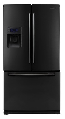 Samsung RF263AEBP 25.8 cu. ft. French-Door Refrigerator, 5 Glass Shelves, Spill Proof, Twin Cooling System, CoolSelect Pantry, Power Freeze/Cool Options