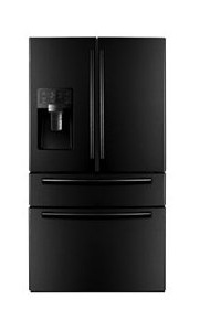 Samsung RF4287HABP 28 cu. ft. French Door Refrigerator, 5 Spill Proof Glass Shelves, Twin Cooling Plus System, Surround Air Flow, FlexZone Drawer, Counter Height Design, External Ice/Water Dispenser