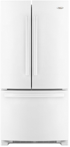 Whirlpool Gold GX2FHDXVQ 22 cu. ft. French Door Refrigerator, 4 Adjustable SpillProof Shelves, Humidity-Controlled Crispers, Factory Installed IceMaker